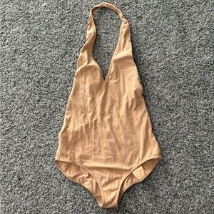 American Apparel Tan Women’s Bodysuit